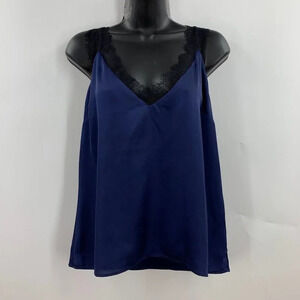 Heartloom Women's Midnight Lace Sleeveless Camisole Tank Top‎ Size S NWT